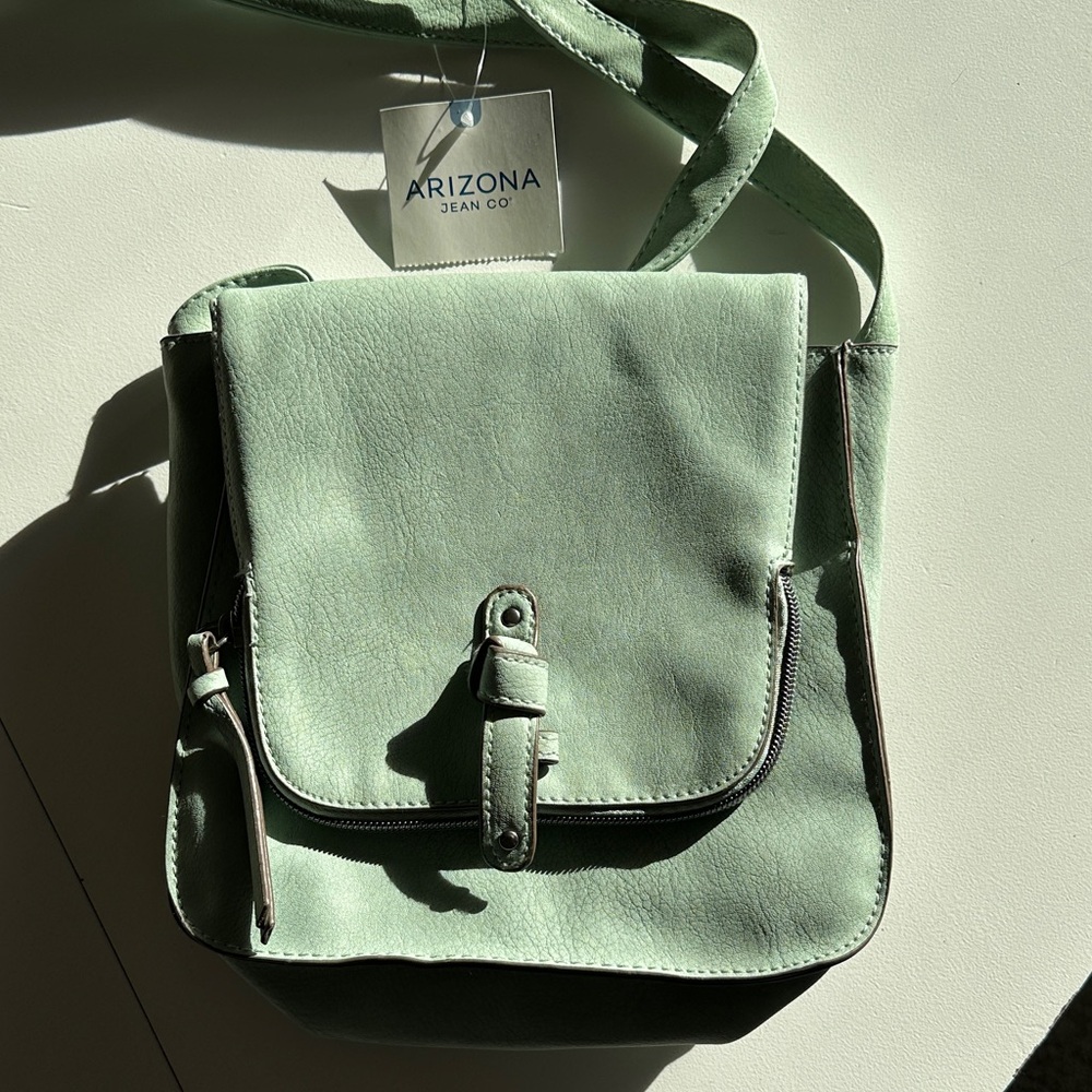 Arizona Jean Company Light Green Crossbody Bag